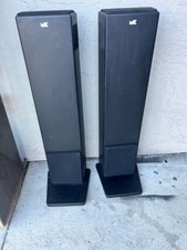 Vintage M&k Cs-35 Bk Tripole/dipole Column Surround Speakers Working Rare