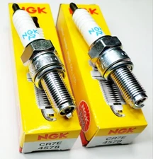 2 Ngk Cr7e Spark Plug For Kawasaki Brute Force 650 750 Teryx 750 KFX 700 Prairie