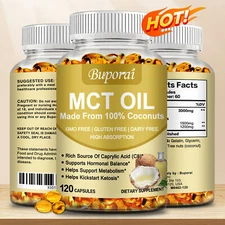 MCT Oil 3000mg - Natural Organic Coconut Extract,Weight Loss,Energy,Inflammation