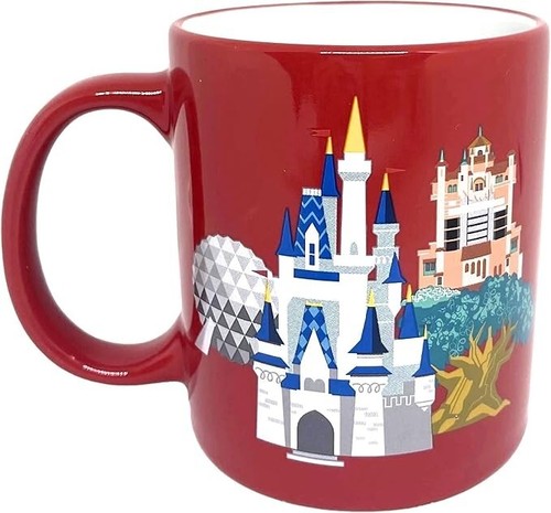 Walt Disney World Parks Grandma Minnie Mouse Red Castle Icons Mug - Mother's Day - Picture 3 of 3