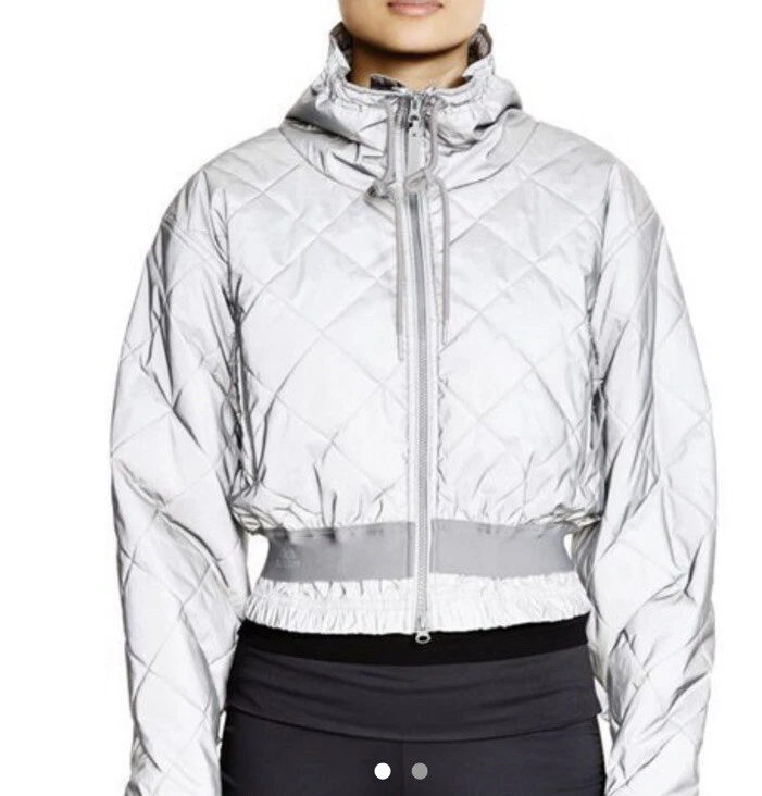 Adidas stella mccartney Reflective Cropped Jacket | eBay