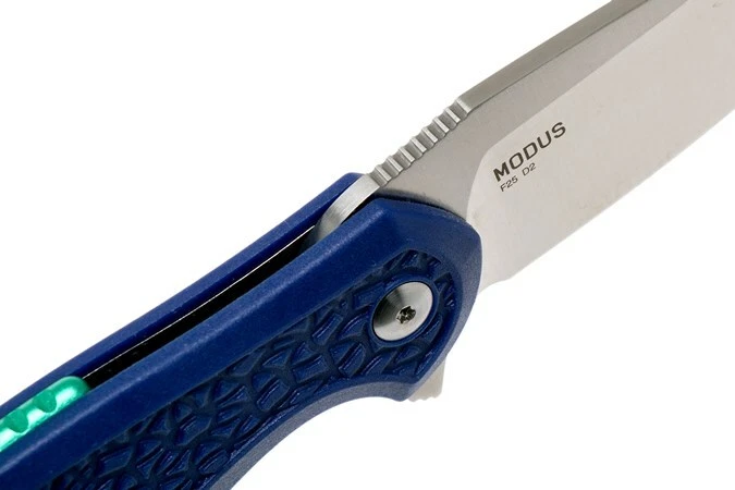 Cuchillo Plegable Steel Will F25-15 Modus 3.27" Azul Linerlock D2 Vendedor de EE. UU. Foto 3 de 4
