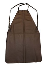 SOFT LEATHER APRON Adjustable w/ 2 Large Interior  2 Pen Pockets HANDMADE