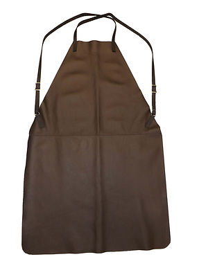 SOFT LEATHER APRON Adjustable w/ 2 Large Interior & 2 Pen Pockets HANDMADE