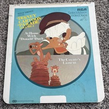Donald Duck, The Coyote Videodiscs Disney Cartoon Parade Vo 2 CED SelectaVision