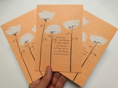 3 Cards Hallmark Encouragement Support While we Try and make Sense ot Things