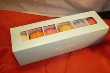 MARTHA STEWART SET OF 6 MACARON CANDLES