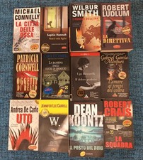 Lotto Stock 24 libri Thriller Romanzi Wilbur Smith Connelly Maraini Márquez ...