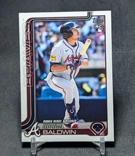Drake Baldwin Debut Rookie RC 2025 Topps Update Series Card US113 Atlanta Braves