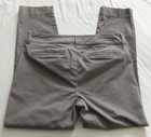 OLD NAVY Medium Gray "PIXIE CHINO" Casual Pants Sz 10 (26.5 Inseam) — photo 3