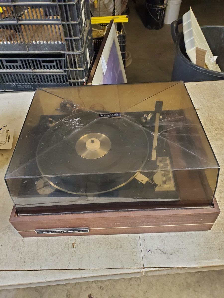 RARE Vintage Elac Benjamin Miracord Turntable Model: 50H II For