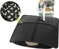 pecute Katzenklo Matte Katzenstreu Matte Doppelte Schichte, Faltbarer Katzenklo