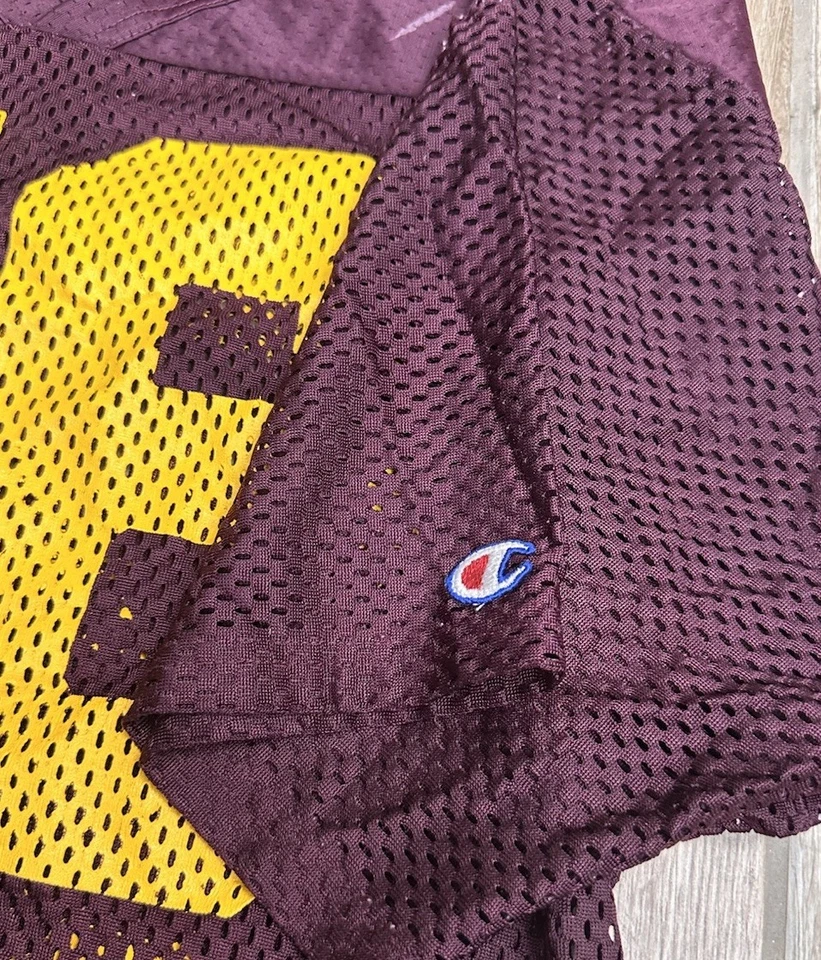 Vintage 80’s Arizona State Sun Devils Men’s Practice Issued Champion Jersey #76 - Image 2 of 4