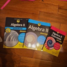 Algebra 2 II study Books Homeschool Highschool for Dummies
