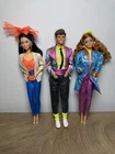 Barbie And The Rockers / Diva / Dana / Derek 1985 Vintage All 3 Dolls