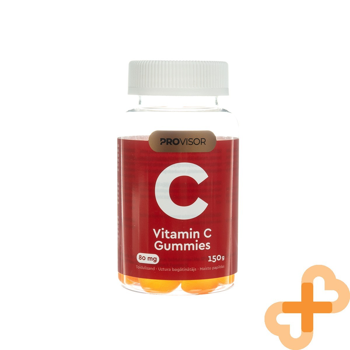 PROVISOR Vitamina C Naranja Sabor 60 Gomitas Inmune Apoyo Suplemento Alimenticio