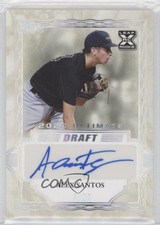 2020 Leaf Ultimate Draft Silver Spectrum 5/15 Alex Santos #BA-AS2 Auto 02d2