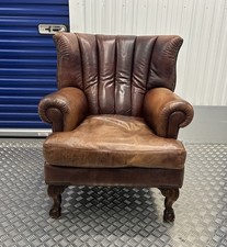 Tetrad Blake Tan Brown Leather Armchair Good Condition