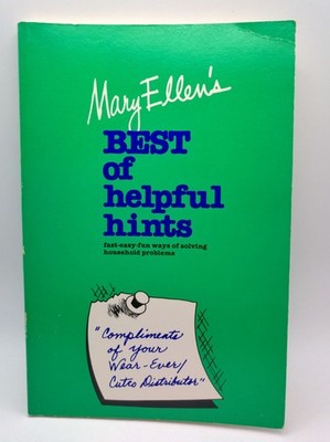 Mary Ellen Best of Helpful Hints Paperback 1979 Household Tips ISBN 0446970859