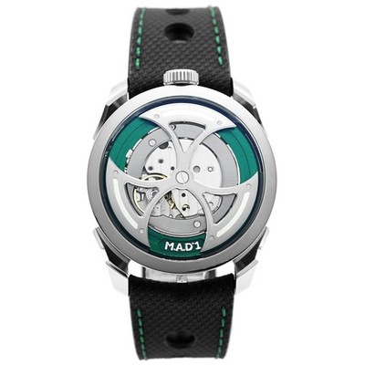 M.A.D. Edition Watch M.A.D. 1 Green Skeleton - Inventory 9108 Stainless Steel