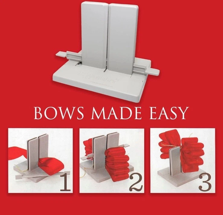 Bowdabra 弓制作工艺工具适用于专业品质蝴蝶结,几分钟内 — 第 2/4 张图片