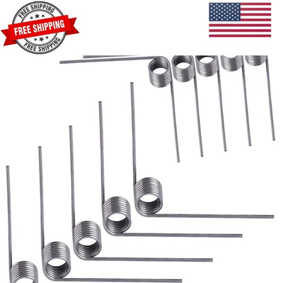 #ad 10 PCS Stainless Steel Spring Mechanical Torsion Spring 0.5mm Wire Diameter... $13.49