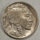1913 Type 2 Buffalo Nickel, Choice Almost Uncirculated, Original Slider  1118-13