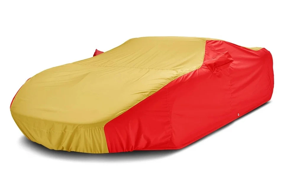 For BMW 550i xDrive 11-16 Car Cover WeatherShield HP Two-Tone Yellow Custom Car - Image 2 of 4