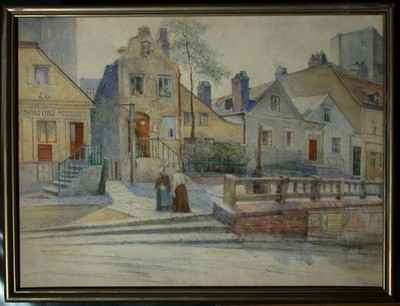 Hans Thiele (Friedland 1850 - 1925 Wien) Wien - Kaunitzgasse - 1914.