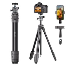 KINGJOY 72'' Camera Tripod Compact for Travel with 360  Ball Head