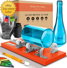 Home Pro Shop Premium Glass Bottle Cutter Kit DIY Glass Cutter for Bottles Beer