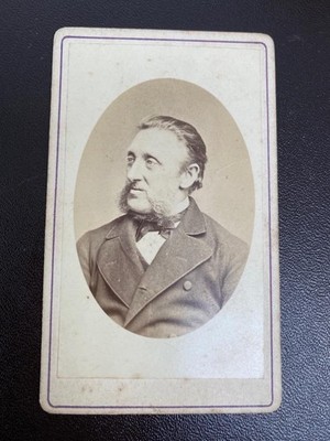 1800s Victorian CDV Grandpa 1890 Whiskered Man PORTRAIT W Smith HAVERSTOCK HILL