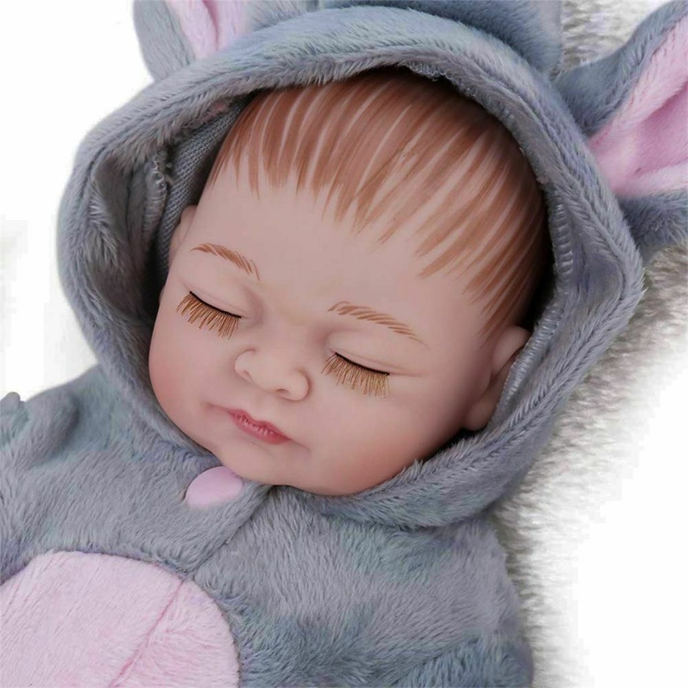 10" Reborn Baby Dolls Full Body Vinyl Silicone Cute Realistic Newborn Girl Doll