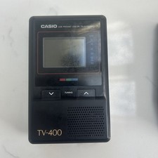 Casio Tv-400 Lcd Pocket Colour TV. With cover