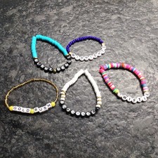 5 pc Handmade Swiftie Taylor Eras Colorful Friendship Bracelets