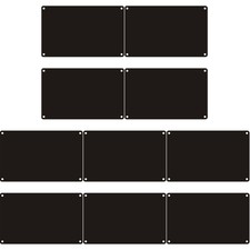  10 Pcs Türschilder Gravur Rohlinge Leeres Namensschild Türschilder