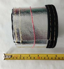Heat Resistant Sleeve Insulating Hose Wrap Tube Reflective Shield 10cm X 3m