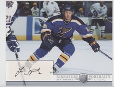 2006-07 Upper Deck Be A Player Portraits Signature Lee Stempniak #SP-LS Auto 0x5