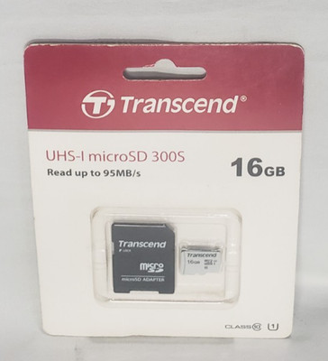 Transcend 16GB 300S UHS-I microSD Memory Card