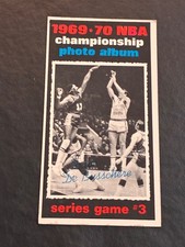 1970-71 Topps NBA Championship Photo Album Series Game-3 #170-Bottom Edge Scuff
