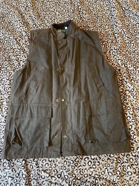 Men Barbour Vest Brown Polyamide 40 /L / 48