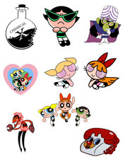 Powerpuff Girls 90's TV Stickers