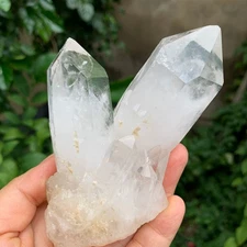 450G  Natural white crystal cluster point mineral specimen Chakras Healing