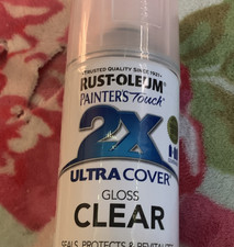 Rust-Oleum Painter's Touch 2X Ultra Cover Gloss Clear Spray Paint, Clear
