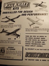 Sk254 Ephemera 1960s Advert Keilkraft Kits