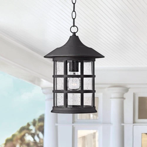 Hinkley Freeport 14" High Black Outdoor Lantern Hanging Light - Picture 1 of 10