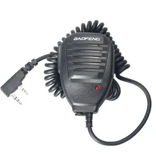 Microphone 2 Pin Baofeng PTT Speaker Mic for Kenwood BAOFENG UV-5R TYT WOUXUN 