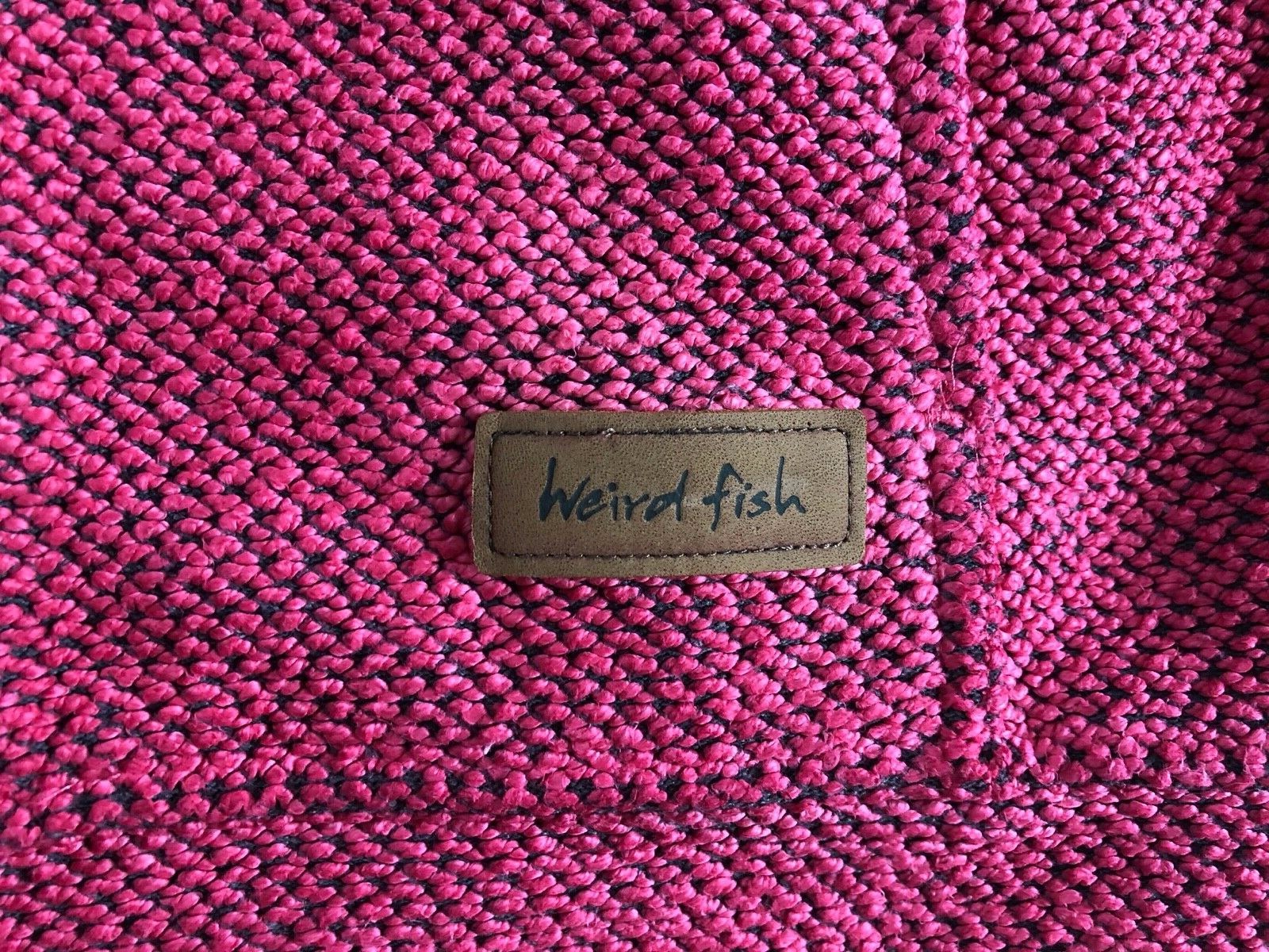 Weird Fish Hot Pink UK12 US8 Chicoa Classic Macaroni Hoodie/jacket image 3