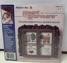 Heartwarmers "Neighbors Are Special" Cross Stitch Shadow Box Kit