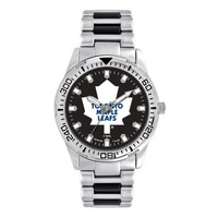Men's Toronto Maple Leafs Watch Brushed Alloy Timepiece Men's Toronto Maple Leafs Watch Brushed Alloy Timepiece